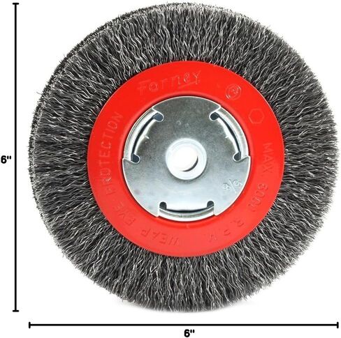 فرشاة عجلة رفع سلكية من فورني 72752 ، تجعيد خشن عريض in Kuwait