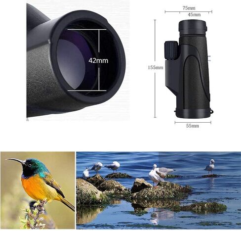 أحاديات التلسكوب 16 × 50 حدة عالية الدقة مع Tripod للهواتف منخفضة الرؤية الليلية الليلية تناسب الطيور المشي لمسافات طويلة سفر النجوم الحفلات الرياضية in Saudi Arabia