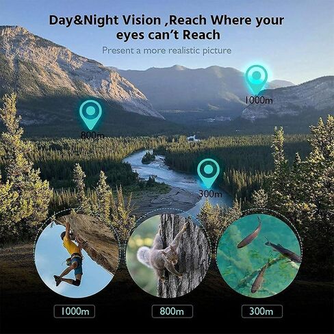 , 16X52 Hd Full Optical Prism Monocular Dual Focus Telescope Waterproof Portable Spotting Scopes for Bird Watching in Saudi Arabia