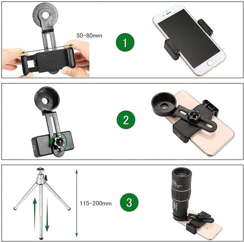 , 16X52 Hd Full Optical Prism Monocular Dual Focus Telescope Waterproof Portable Spotting Scopes for Bird Watching in Saudi Arabia