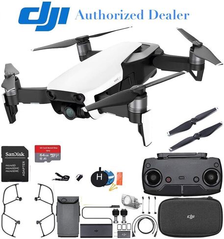 DJI Mavic Air Drone Quadcopter (Arctic White) Bundle (متجدد) in Saudi Arabia