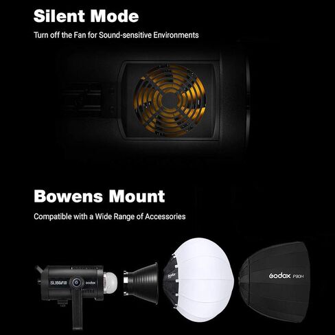 Godox SL150BII BI-COLOR LED ضوء (2500-6500K ، 150W) in Saudi Arabia