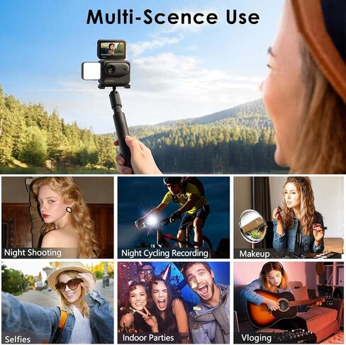 مصباح مدونة مدونة ميني مغناطيسي لـ DJI Osmo Pocket 3،3W ، 300 مللي أمبير ، 3 طرز ملونة من طرازات سطوع من مستويين USB-C قابلة لإعادة شحن مصباح LED لكاميرا الحركة ، DJI Osmo ، الهاتف الذكي ، Sony ZV-1 و Selfie Sticks in Saudi Arabia
