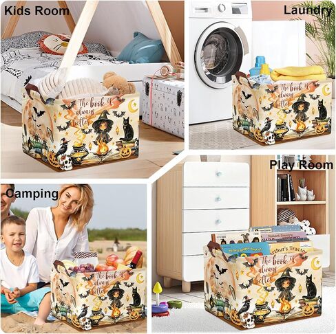 Magic Hat Bat Baby Gift Basket Basket Clappsible Complike Compery Boy For Boy Girl Book Book Shelf Basket Bin for Kid Room ، Owl ، 36L in Saudi Arabia