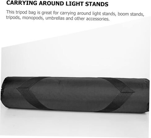 POPETPOP Portable Tripod Carrying Case Bag Handle Heavy Duty Oxford Cloth Storage Pouch for Photography Equipment for Cameras and Accessories Black in Saudi Arabia