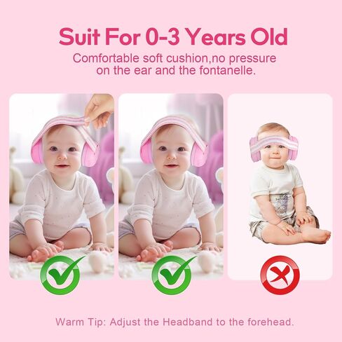 سماعات الطفل للضوضاء - حماية أذن الطفل للأطفال والأطفال الصغار حتى 36 شهرًا in Kuwait