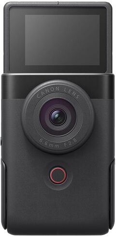 Canon PowerShot V10 Vlog Camera – Compact 4K Vlogging Camera with Built-in Stand, Mics & Flip Screen (Black) (5947C002) + Shoulder Bag + 64GB Memory Card in Saudi Arabia