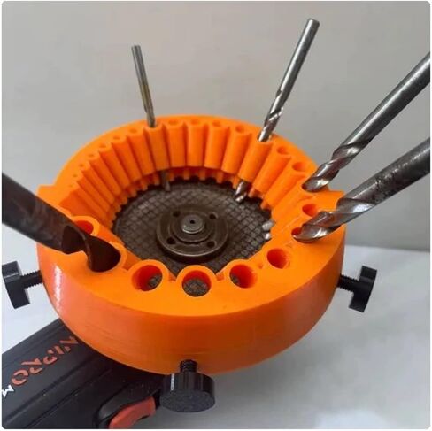 Drill Bit Sharpener, Power Drill Bit Grinding Attachment, Old Drill Bit Grinder, Giant Blade Angle Grinder for Grinding Drill Bits, 2 to 13 Mm Drill Bits for Grinding 125 Mm Grinder in Saudi Arabia