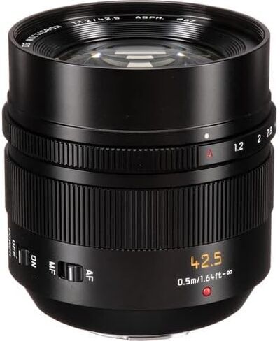 Panasonic Leica DG Nocticron 42.5mm f/1.2 عدسة (H-NS043) بما في ذلك: مجموعة مرشح 3 قطع ، قبعات عدسة ، حقيبة عدسة ، حارس كاب ، مجموعة تنظيف كاملة in Saudi Arabia