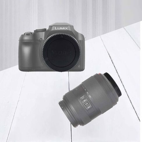 Body Cap & Rear Lens Cap Cover for Olympus E-M10 Mark IV III II E-M1 E-M5, Panasonic Lumix G9 G7 G95 G85 GH6 GH5 GH5S GH4 GH3 GX85 GX9 GX8 GF9 GF10 More Micro Four Thirds Camera and Lens Accessories in Saudi Arabia