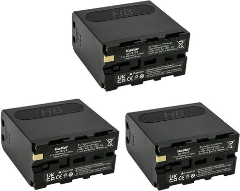 استبدال بطارية KASTAR 1 حزمة لبطارية Sony NP-F970 NP-F970S ، GVM LED480 LED520 LED672 LED 896 APUTURE AMARAN AL-H198 Al-M9 LED CAMERA LIGH in Saudi Arabia
