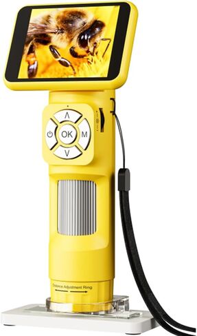 المجهر الرقمي LCD ، المجهر الرقمي باليد 2.8 بوصة IPS شاشة IPS القابلة لإعادة الشحن القابلة لإعادة الشحن مع 8 أضواء LED in Saudi Arabia