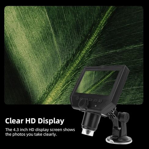 المجهر الرقمي ، مكبّر المجهر الرقمي 600X التكبير 4.3 بوصة 1080p شاشة HD in Saudi Arabia
