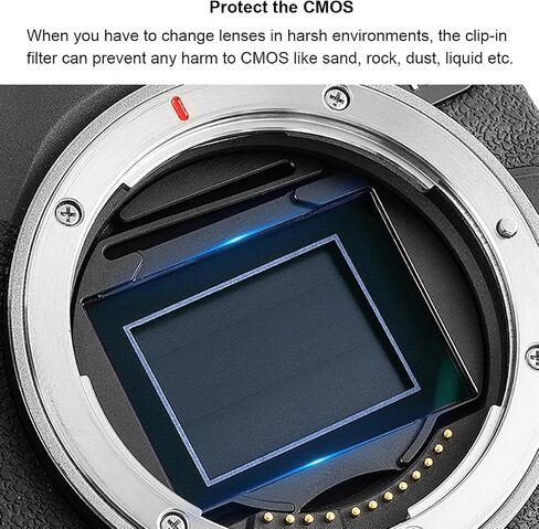 Kase 4 in 1 Clip-In CMOS Kit (MCUV/ND8/ND64/ND1000) ، مرشحات حماية الكثافة المحايدة ND و UV لـ Canon RF Mount EOS R3 R5 R5II R5C R6 R6II R7 R1 in Kuwait
