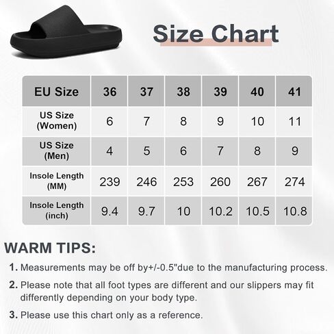 Cloud Slides for Women Pillow Sandals Extremely Soft Indoor and Outdoor Comfy Cloud Slippers Ultra Cushioned Thick Sole in Saudi Arabia