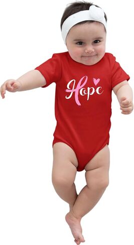 Go All Out Hope Breast Cancer Ribbon Awareness Infant Creeper in Saudi Arabia