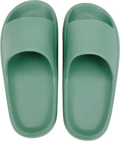 Cloud Slides for Women Pillow Sandals Extremely Soft Indoor and Outdoor Comfy Cloud Slippers Ultra Cushioned Thick Sole in Saudi Arabia