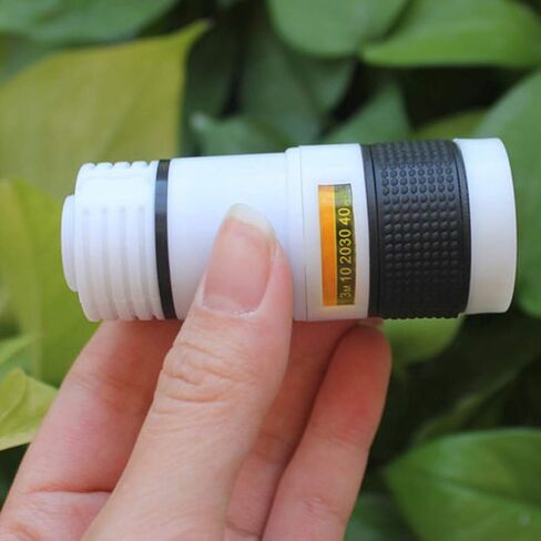 , 8X18 Pocket Monoculars,Mini Portable Monoculars Optics,Fully Multi Optical Lens,12x Magnification Zoom Lens with Phone Adapter for Travel Bird Watching,Black in Saudi Arabia