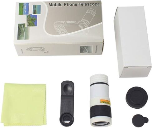 , 8X18 Pocket Monoculars,Mini Portable Monoculars Optics,Fully Multi Optical Lens,12x Magnification Zoom Lens with Phone Adapter for Travel Bird Watching,Black in Saudi Arabia