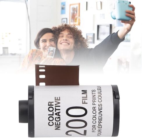 Camera Color Film 35mm ISO200 High Definition Wide Exposure High Contrast 135 Color Film for Photography Portrait and Motion s 8 Sheets Plastic in Saudi Arabia