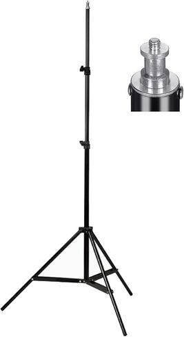 Godox SN304 Studio Light Stand - 190 سم قابلة للتعديل ترايبود قابلة للضبط من طابع الإضاءة الإضاءة مع 1/4 بوصة لضوء/كاميرات ويب/كاميرات/ناعمة in Saudi Arabia