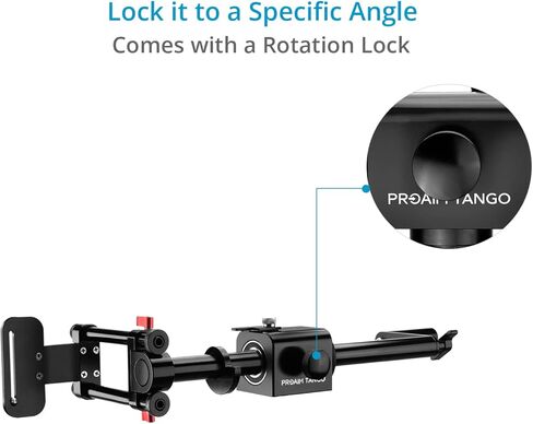 PROAIM Tango 360° Camera Rotating Dutch Angle Rig for DSLR Cameras. Height Adjustable. Payload up to 2.27kg/5lb. in Saudi Arabia