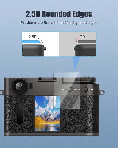 واقي شاشة من 4 عبوات لـ Fujifilm x Half- 9h صلابة الزجاج المقسّر من أجل الكاميرا الرقمية Half Fujifilm x ، ومكافحة الخسارة ، وخالية من الفقاعات ، و Clarity HD in Kuwait