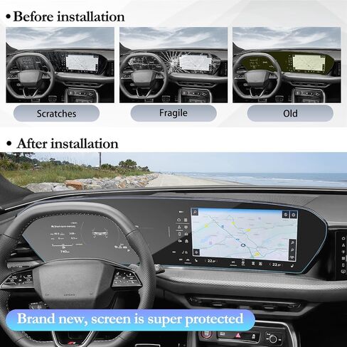 SKTU 4PCS for 2024 2025 2026 2027 Dodge Charger Screen Protector Ultra HD in Saudi Arabia
