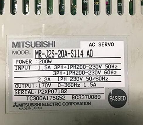 Davitu Electricity Generation - MR-J2S-20A-S114 A0 servo driver, used in good condition 80% appearance, good working, in Saudi Arabia