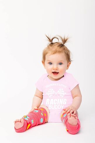 Belle Homie Grandpa's Little Racing Buddy - Funny Baby Essentials Bodysuit - ملابس صبي حديثي الولادة لطيف in Kuwait
