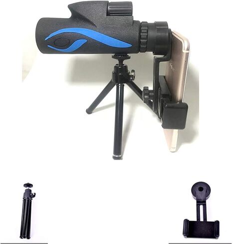 ، حسب منتجات المسارات العليا - الوضوح العالي ، 12x50 HD HD أحادي مع حامل الهواتف الذكية وترايبود ، للتخييم السفر in Saudi Arabia