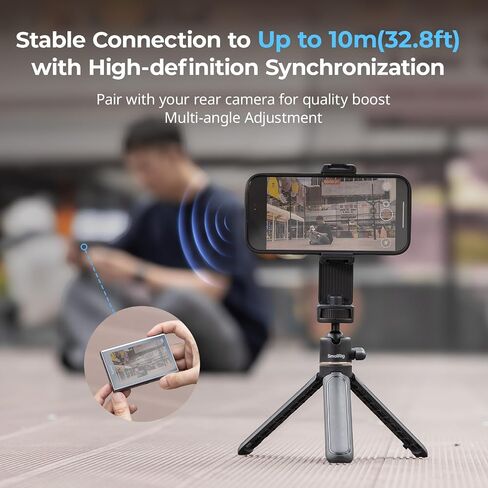الحزمة: SmallRig 1/4 "Mini Ball Head Adaw Mount Mount Adapter 3577+SmallRig Phone VLOG Selfie Selver in Saudi Arabia