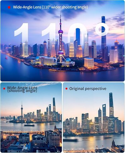 Wide-Angle Lens/Filter Compatible with DJI Mavic 4 Pro(110° Wide-Angle Shooting Range) Snap-fit Design/Quick Installation in Saudi Arabia