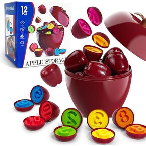 Stacking Matching Toys for Toddlers 3-5, Matching Eggs Sensory Toys, Color Shape Sorter Puzzle, Montessori Preschool Learning Activities, Early Learning Educational Gifts for Boy Girl in Kuwait