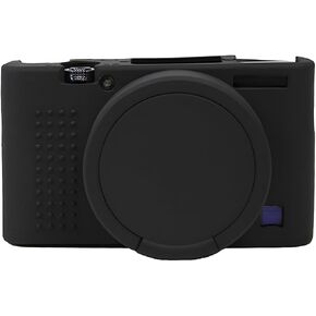 علبة السيليكون لكاميرا Sony RX100 VII ، غطاء واقعي ناعم مع قبضة مضادة للانزلاق وحماية العدسة للكاميرا الرقمية DSC-RX100 VII ، مقاومة للخدش (أسود) in Kuwait