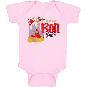 TATY Kids Boil Babe Cajun Crawfish Baby Infant Bodysuit in Kuwait