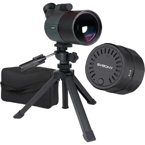 SVBony SV41PRO 28-84x80mm MAK Spotting Scope & SC002 WIFI ، نطاق نصاب مضغوط ، 1.8 كيلوجرام خفيفة الوزن ، نطاقات اكتشافها للتصوير المستهدف ، ومشاهدة الطيور ، كل من الأرض الأرضية والفلكية in Kuwait