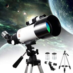 Professional Astronomical Telescope HD 400/70Mm National Geographic Refractor Monocular Telescopes with Planetary Extender and Carry Bag for Adults Kids and Beginners in Saudi Arabia