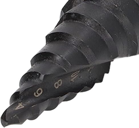 Step Stev Drill Bit HSS SPORAL GROOVE PAGODA HOLE REAMER HEX SHANK TOOL in Saudi Arabia