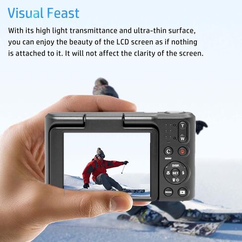 [3 حزمة] واقي الشاشة ل Kodak Pixpro C1 ، فيلم الحماية HD ، صلابة 6H ، خدش ، مضاد للأصفر ، فيلم واقٍ لكاميرا Kodak Pixpro C1 (غير مُخفف) in Kuwait