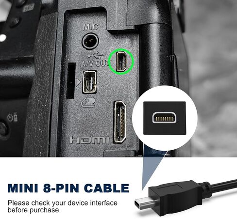 i-usb7 الكاميرا الكابل USB Cable Cable نقل سلك متوافق مع Pentax Optio Cameras K100D ، K200D ، E30 ، E40 ، E50 ، E60 ، E75 ، E80 ، L20 ، L50 ، MX ، P70 ، P80 ، S ، S4 ، S40 ، T20 ، in Kuwait