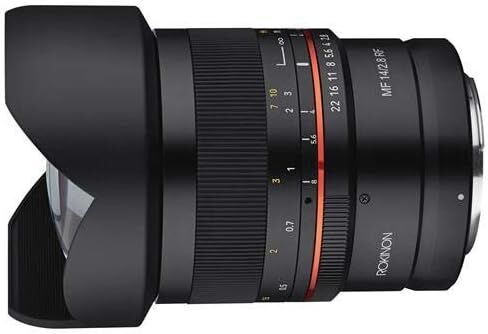 ROKINON 14mm F2.8 Ultra Wide Angle Weather Sealed Lens for Canon R Mirrorless Cameras (Renewed) in Saudi Arabia