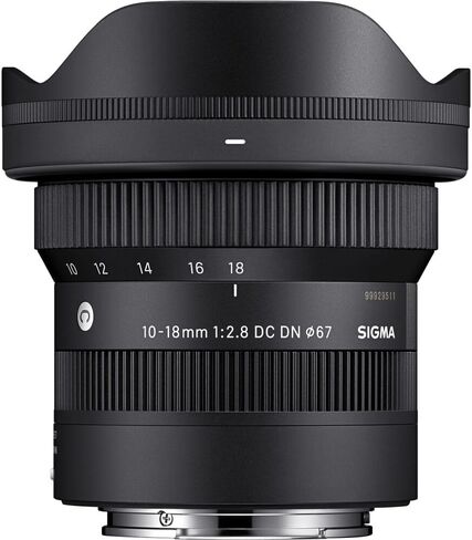 Sigma 10-18mm f/2.8 DC DN Contemporary Lens Sony E (MFR Part #207965) Bundle Ideal for Professional Portraits Weddings Indoor/Outdoor Adventure, Wildlife, Travel and Photography use + Accessories in Saudi Arabia