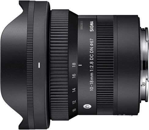 Sigma 10-18mm f/2.8 DC DN Contemporary Lens Sony E (MFR Part #207965) Bundle Ideal for Professional Portraits Weddings Indoor/Outdoor Adventure, Wildlife, Travel and Photography use + Accessories in Saudi Arabia