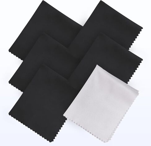 Microfiber Cleaning Cloth, 6 Pack Eye Glasses Cleaner Wipes Glasses Cleaning Cloth for Screens in Saudi Arabia