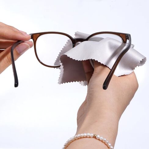 Microfiber Cleaning Cloth, 6 Pack Eye Glasses Cleaner Wipes Glasses Cleaning Cloth for Screens in Saudi Arabia