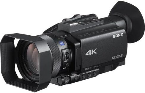 Sony PXW-Z90V 4K HDR XDCAM مع AF هجين سريع (PXW-Z90V) مع بطاقة ذاكرة 64 جيجابايت ، بطارية إضافية وشاحن ، مرشح الأشعة فوق البنفسجية ، ضوء LED ، حالة ، عدسة تليفوتوغرافية ، عدسة زاوية عريضة ، أكثر-متقدمة (متجددة) in Kuwait