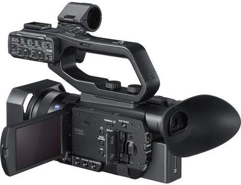 Sony PXW-Z90V 4K HDR XDCAM مع AF هجين سريع (PXW-Z90V) مع بطاقة ذاكرة 64 جيجابايت ، بطارية إضافية وشاحن ، مرشح الأشعة فوق البنفسجية ، ضوء LED ، حالة ، عدسة تليفوتوغرافية ، عدسة زاوية عريضة ، أكثر-متقدمة (متجددة) in Kuwait