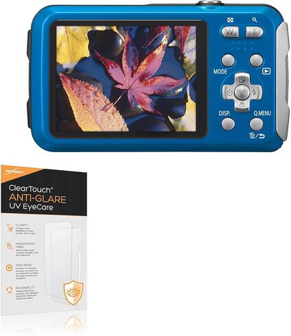 واقي شاشة Boxwave متوافق مع Panasonic Lumix DMC-TS30-Cleartouch مضاد للشفقة مضاد للهروب (2 عبوة) ، مرشحات الضوء الأزرق الضار تقلل من التعب in Kuwait