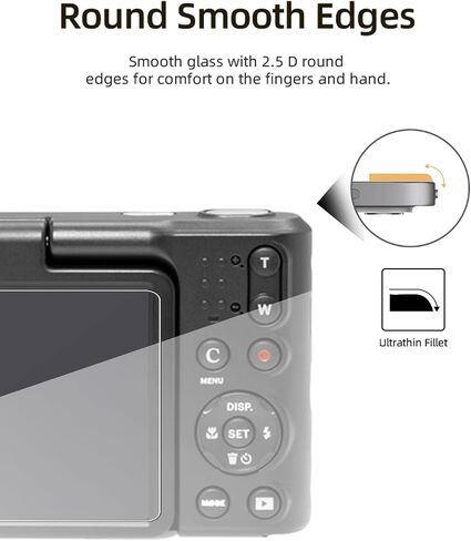 واقي الشاشة لـ Kodak Pixpro C1-كاميرا رقمية فائقة التوطين ، واقي شاشة الصلابة الواقي HD 6H ، وتثبيت سهل ، ومكافحة ، جودة HD ، (2 حزمة) in Saudi Arabia